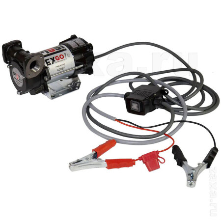 F00381020 ExGO! ATEX - Электронасос с кабелем с зажимами, для бензина, ДТ и керосина 25 л/мин