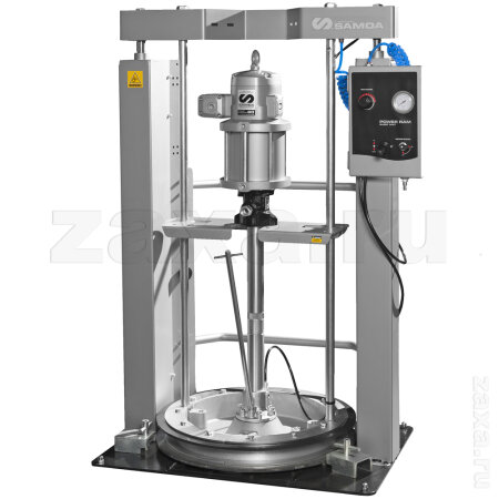 Samoa 534821.001 Пневматическая экструзионная установка с насосом PM60 80:1 для бочек 185 кг, BASIC Power Ram
