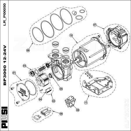 Запасные части Piusi BP 3000