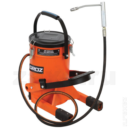 GROZ GR44255 Нагнетатель смазки с ножной накачкой с баком 10 кг