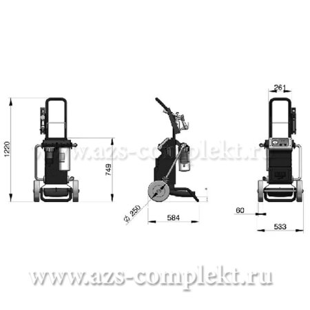 Фильтрующий блок PIUSI Filtroll 220V Diesel - сепаратор для дизеля (F00506000)