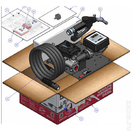 PIUSI ST EX50 230V K33 ATEX для бензина (F00377000)