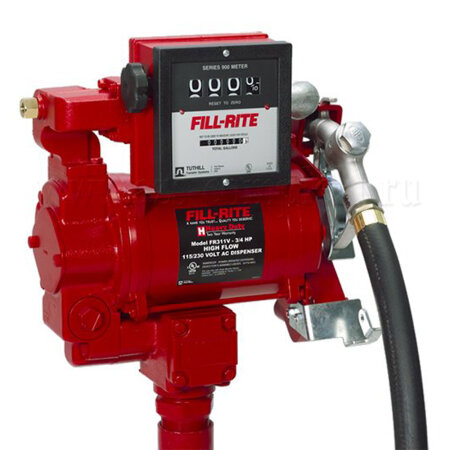 Fill-Rite FR311VEL Миниколонка для бензина и дизтоплива, 220В