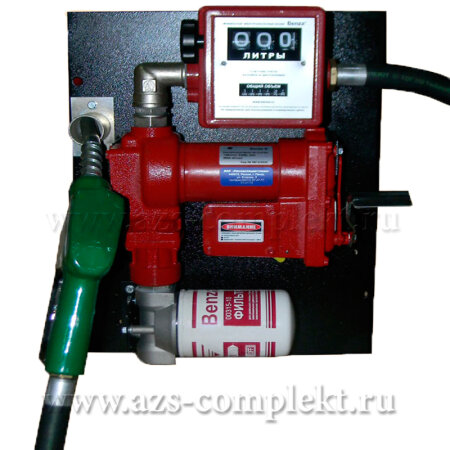 Мобильная ТРК Benza 34-12-57ФР Миниколонка для бензина и дизтоплива, 12В, 57 л/мин