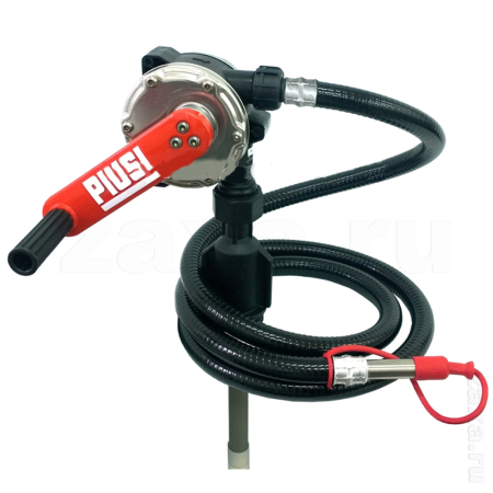 PIUSI F0033252A Насос ручной для ДТ и масла с рукавом 3 м, коннектор 2" BSP.