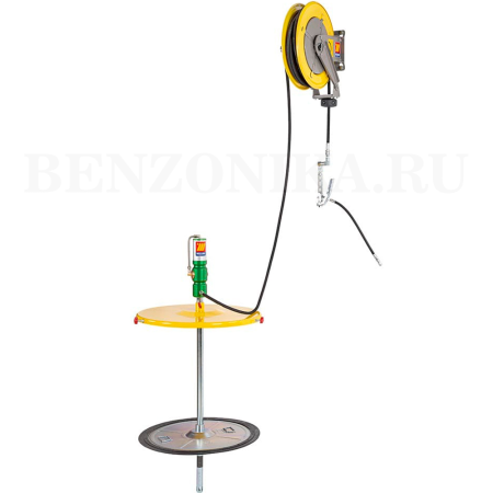 013-1138-A15 Meclube (Италия) - Комплект настенный с пневмонасосом для смазки, 60:1, с катушкой