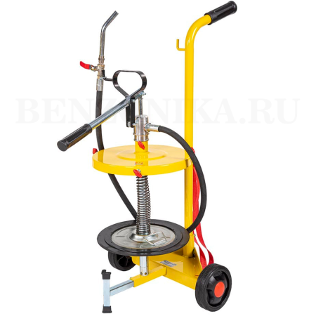 016-1152-C20 Meclube (Италия) - Ручной мобильный насос для перекачки смазки для бочек объемом 18-30 кг