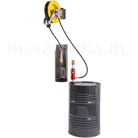 022-1300-000 Meclube (Италия) - Настенный комплект для масла, 5:1, с катушкой 10 м, для бочек 180-220 кг, 28 л/мин