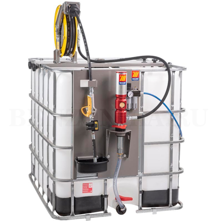 022-1900-000 Meclube (Италия) - Настенный комплект для масла, 5:1, для IBC-контейнера 28 л/мин, с катушкой для шланга