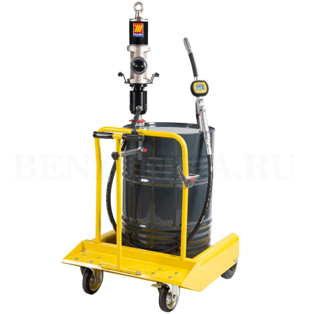 022-3110-000 Meclube (Италия) - Пневматический мобильный комплект для масла, 8:1, для бочек 180-220л, 40 л/мин