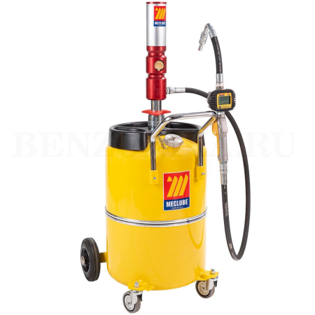 027-1316-000 Meclube (Италия) - Пневматическое маслораздаточное устройство (маслораздатчик) R=3:1, 65 л, со счетчиком