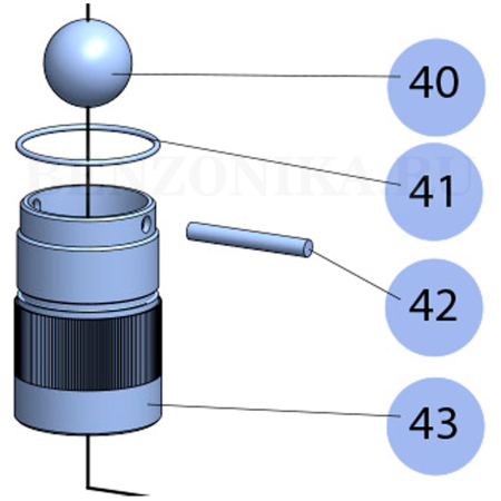 539501 SAMOA (Испания) - Комплект для нижнего клапана (BSP)