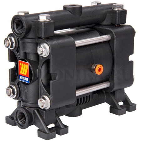 028-P007-AB1 Meclube (Италия) - Пневматический двухмембранный насос для масла, дизтоплива, 1/4", 7 л/мин