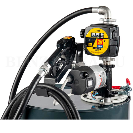 090-5037-085 Meclube (Италия) - Бочковой комплект 12В для дизтоплива, 85 л/мин, автоматический кран, счетчик