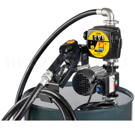 090-5040-060 Meclube (Италия) - Бочковой комплект 220В для дизтоплива, 60 л/мин, автоматический кран, счетчик