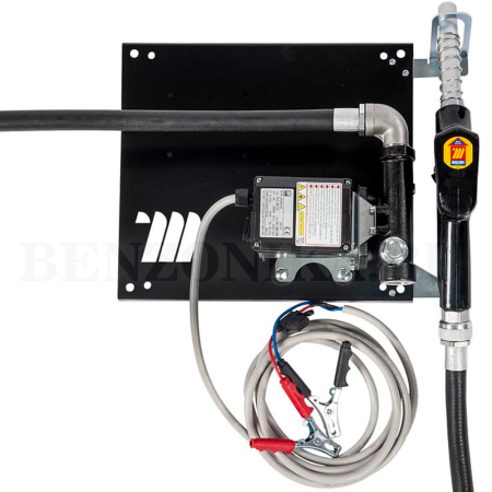 090-5043-Z60 Meclube (Италия) - Настенный узел "COMPACT" для дизтоплива, ручной раздаточный кран, 24В, 60 л/мин, автоматический кран