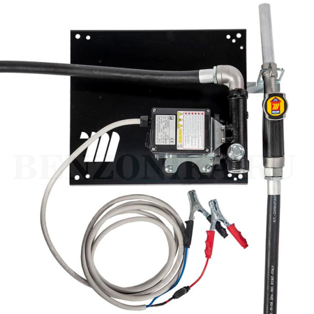 090-5044-Y60 Meclube (Италия) - Настенный узел "COMPACT" для дизтоплива, ручной раздаточный кран, 12В, 60 л/мин, ручной кран