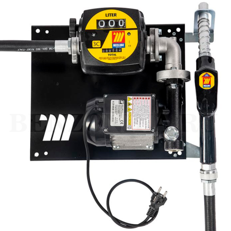 090-5045-060 Meclube (Италия) - Настенный узел "COMPACT" для дизтоплива, 220В, 60 л/мин, счетчик, автоматический кран