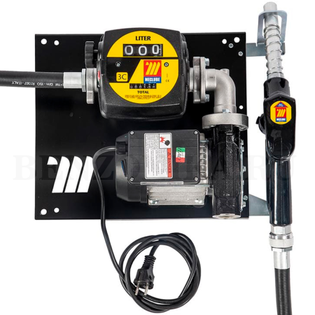 090-5045-070 Meclube (Италия) - Настенный узел "COMPACT" для дизтоплива, 220В, 70 л/мин, счетчик, автоматический кран