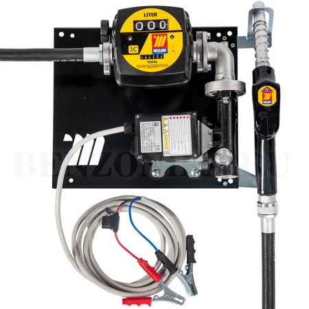 090-5045-Y60 Meclube (Италия) - Настенный узел "COMPACT" для дизтоплива, со счетчиком, автоматический раздаточный кран, 12В, 60 л/мин