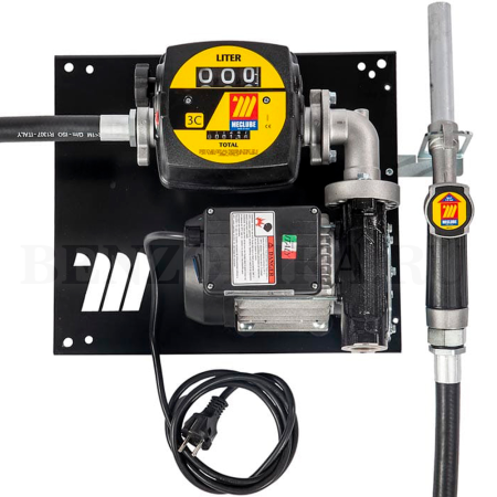 090-5046-070 Meclube (Италия) - Настенный узел "COMPACT" для дизтоплива, 220В, 70 л/мин, счетчик, ручной кран