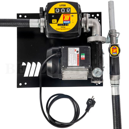 090-5046-100 Meclube (Италия) - Настенный узел "COMPACT" для дизтоплива, 220В, 100 л/мин, счетчик, ручной кран