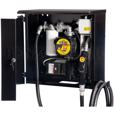 090-5050-070 Meclube (Италия) - Заправочный блок 220В для дизтоплива в металлическом ящике, 70 л/мин