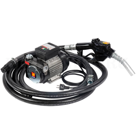 090-5302-100 Meclube (Италия) - Комплект для перекачивания дизтоплива, 220В, 100 л/мин, автоматический кран