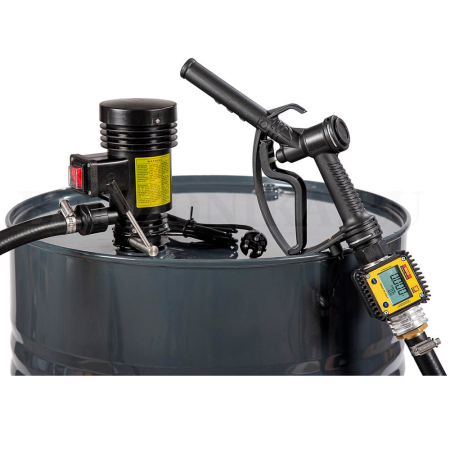 090-5402-Y35 Meclube (Италия) - Бочковой комплект для раздачи дизельного топлива, 12 В, 35 л/мин, ручной кран со счетчиком