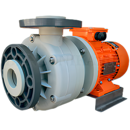 S141-1018-F-F AlphaDynamic (Греция) - Центробежный насос ADH 160 PP/B/FKM 380V с торцевым уплотнением, 915 л/мин, фланец