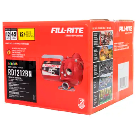 RD1212BN TUTHILL FILL-RITE (США) - Насос 12В для перекачивания бензина и дизельного топлива. Коробка