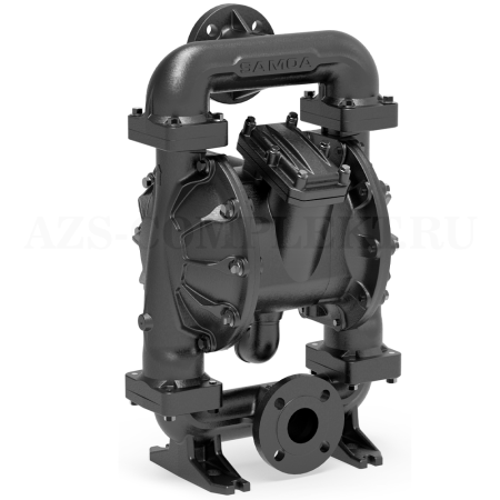 UP20A-CAC-ATZ SAMOA (Испания) - Пневматический двухмембранный насос UP20 (алюминий-алюминий-PTFE-PTFE.TWO, фланец), 2, 650 л/мин