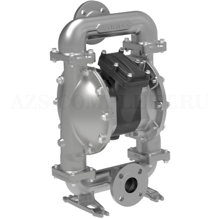 UP20L-CSS-STZ SAMOA (Испания) - Пневматический двухмембранный насос UP20 (PP-SS-PTFE-PTFE, фланец), 2, 650 л/мин