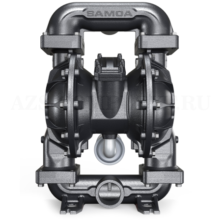 UP30A-BAC-MMA SAMOA (Испания) - Мембранный пневмонасос UP30 (алюминий-алюминий-Santoprene-Santoprene, резьба BSP по центру), 3, 1000 л/мин