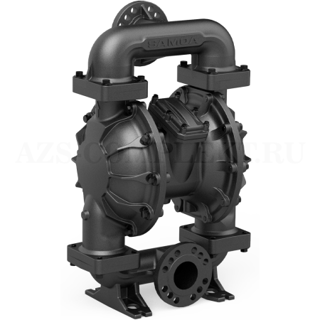 UP30A-CAC-ATZ SAMOA (Испания) - Мембранный пневмонасос UP30 (алюминий-алюминий-PTFE-PTFE, фланец ANSI по центру), 3, 1000 л/мин