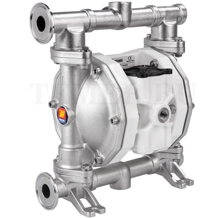 028-F065-AB1 Meclube Мембранный пневматический насос для продуктов питания, 65 л/мин, 1" Tri-Clamp